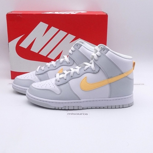 NEW Nike Dunk High Sneakers FQ2755-001 Pure Platinum